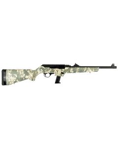 Ruger 19107 PC Carbine9mm Luger 17+1 16.12" Threaded/Fluted Barrel, Type III Hard Coat Anodized Aluminum Alloy Receiver, Green Digital Camo Stock, Optics Ready