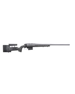 Bergara Rifles BPR2065MCHB Premier HMR Pro 6.5 Creedmoor 5+1 24" Heavy/Threaded Barrel, Tactical Gray Cerakote, Black with Gray Fleck Stock