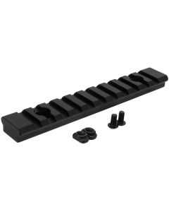TacFire MAR105L M-LOK Accessory Picatinny Section Rail 5 Inch 11 SlotsBlack Anodized