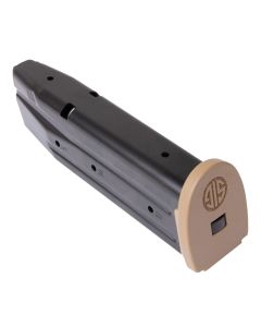 Sig Sauer MAGMODF917COY P32017rd 9mm Luger Fits Sig P320/M17/M18 Black/Coyote Steel