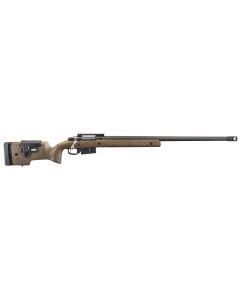 Ruger 47189 Hawkeye Long-Range Target Full Size 6.5 PRC 10+1 26" Matte Black Steel Threaded Barrel, Picatinny Rail Steel Receiver, Black Speckled Brown Adj Comb &amp; LOP Laminate Stock