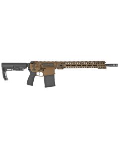 Patriot Ordnance Factory 01582 Revolution308 Win,7.62x51mm NATO 16.50" 20+1 Bronze 6 Position MFT BMS Minimalist Stock
