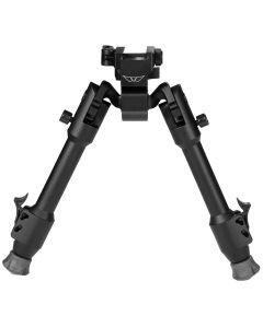 Warne 7901M Skyline Precision Bipodmade of Matte Black Aluminum with Picatinny Rail Attachment Type, Rapid Leg Deployment, 22 Degree Cant, 44 Degree Pan &amp; 6.90-9.10" Vertical Adjustment