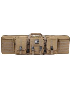 Bulldog BDT3536T BDT Tactical Single 36" Tan Nylon, 3 Accessory Pockets, Deluxe Padded Backstraps, Lockable Zippers, Padded Internal Divider