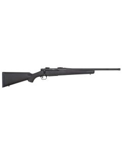 Mossberg 28013 PatriotFull Size 450 Bushmaster 4+1 20" Matte Blued Fluted Threaded Barrel, Drilled &amp; Tapped Matte Blued Stainless Steel Receiver, Black Fixed Synthetic Stock, Right Hand