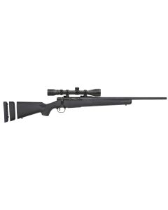 Mossberg 28027 Patriot Super Bantam 6.5 Creedmoor Caliber with 5+1 Capacity, 20" Fluted Barrel, Blued Metal Finish &amp; Black Synthetic Stock Right Hand (Youth) Includes 3-9x40mm Scope