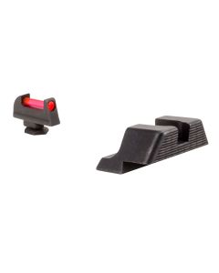 Trijicon 601023 Fiber SightsRed/Fiber Optic Front Sight-Black/Blank Rear Sight Glock 17/17L/19/22 Standard Frame