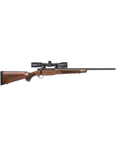 Mossberg 27941 Patriot270 Win Caliber with 5+1 Capacity, 22" Fluted Barrel, Matte Blued Metal Finish &amp; Walnut Stock Right Hand (Full Size) Includes Vortex Crossfire II 3-9x40mm Scope