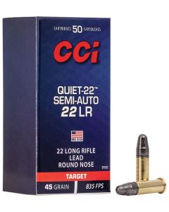 CCI 975CC Quiet-2222LR 45gr Lead Round Nose 50 Per Box/100 Case