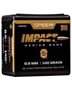 Speer TB264H1 Impact6.5Creedmoor 140gr Speer Impact 50 Per Box/5 Case