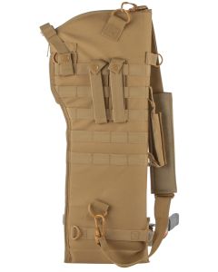 NcStar CVRSCB2919T VISM Scabbard w/ Tan Finish MOLLE Webbing D-Ring &amp; Grommet for Drainage for Rifle/Carbine