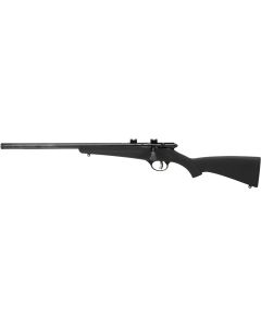 Savage Arms 13841 Rascal FLV-SR Youth 22 LR 1rd 16.12" Matte Blued Heavy Barrel, Matte Blued Carbon Steel Receiver, Black Synthetic Stock, Left Hand