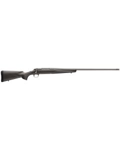 Browning 035459294 X-Bolt Pro Tungsten 6.5 PRC 3+1 24" Fluted &amp; Lapped Barrel With Muzzle Brake, Spiral Fluted Bolt, Tungsten Gray Cerakote, Textured Grip Paneled Carbon Fiber Stock