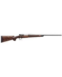 Winchester Repeating Arms 535239220 Model 70 Super Grade 308 Win Caliber with 5+1 Capacity, 22" Barrel, High Polished Blued Metal Finish &amp; AAA French Walnut Stock Right Hand (Full Size)