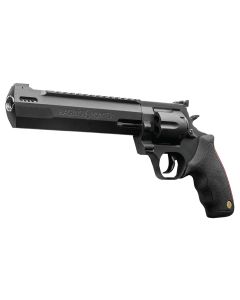 Taurus 2440081RH-DLX Raging Hunter44 Rem Mag 5rd 8.37" Matte Black Oxide Cylinder Matte Black Aluminum Black Rubber with Integrated Red Cushion InsertGrip Includes Case