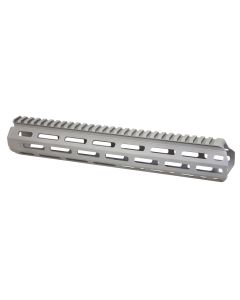 Q LLC 12HBMLOKHG HandguardM-LOK Aluminum Gray Q LLC Honey Badger 12"