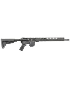 Ruger 8532 AR-556 MPR350 Legend 5+1 16.38" Threaded Barrel, Hard Coat Anodized Finish, 15" Free-Float Handguard, Magpul SL Buttstock On Mil-Spec Buffer Tube, Black Magpul Grip