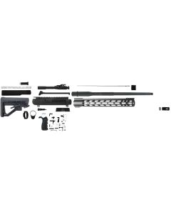 TacFire SSRK308LPK20BN AR Build Kit Rifle 308 Win AR-10 Black Nitride Aluminum 5/8"-24 tpi *Sports South Exclusive.