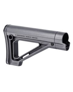 Magpul MAG480-GRY MOE Carbine Stock Fixed Stealth Gray Synthetic forAR-15, M16, M4 with Mil-Spec Tube (Tube Not Included)