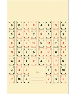Action Target CARD2100 Entertainment52 Playing Cards Paper 22.50" x 24" Multi-Color 100 Per Box