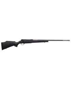 Weatherby MAM01N333WR8B Mark V Accumark 338-378 Wthby Mag 2+1 26" Barrel, Graphite Black Cerakote Metal Finish, Gray Webbed Black Fixed Monte Carlo Stock