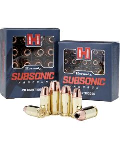 Hornady 90287 Subsonic Handgun 9mmLuger 147gr Hornady XTP Subsonic 25 Per Box/10 Case