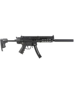 GSG GERGGSG1622ML GSG-16Full Size 22 LR 22+1 16.25" Black Black Polymer Receiver Black Collapsible w/Storage Compartment Stock Right Hand