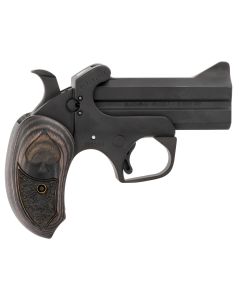 Bond Arms BABJ Black Jack45 Colt (LC) 410 Gauge 2rd Shot 3.50" Black Black Steel Frame Black Ash Grips Features Silver Spade Above Hinge
