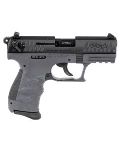 Walther Arms 5120365 P22 *CA Compliant 22 LR 3.42" 10+1 Tungsten Gray Polymer Frame Black Steel Slide Black Polymer Grip
