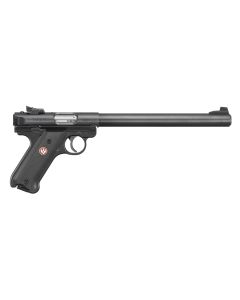 Ruger 40173 Mark IV Target 22 LR 10+1 10" Overall Blued Bull Barrel, Slide &amp; Frame, Black Checkered Polymer Grips