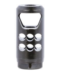 Ruger 90698 Hybrid Muzzle Brake35 Caliber Black Matte Steel with 1/2"-28 tpi Threads, 2.20" OAL &amp; 1" Diameter
