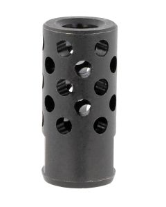Ruger 90699 Radial Ported Muzzle Brake 35 Caliber Black Oxide Steel with 1/2"-28 tpi Threads, 1.75" OAL &amp; .8" Diameter