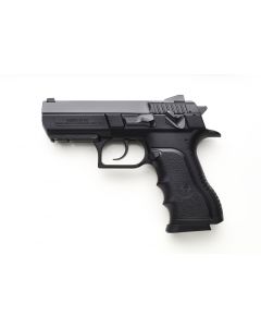 IWI US J941PSL910-II Jericho 941 Enhanced 9mm Luger Caliber with 3.80" Barrel, 10+1 Capacity, Overall Black Finish, Picatinny Rail Frame, Serrated Steel Slide &amp; Polymer Grip