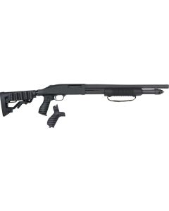 Mossberg 50691 590 Tactical 12 Gauge 6+1 3" 18.50" Cylinder Bore Barrel, Matte Blued Metal Finish, Dual Extractors, FLEX Component 6 Position Stock w/FLEX Pistol Grip &amp; Recoil Pad