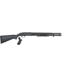 Mossberg 50694 590 Persuader 12 Gauge 3" 8+1 20" Cylinder Bore Heat-Shield Barrel Matte Blued Rec Black Synthetic Stock Includes Pistol Grip
