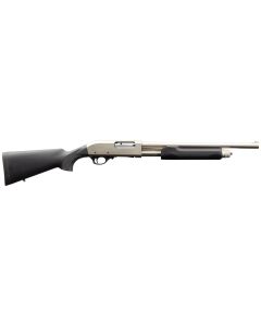 Charles Daly 930228 301 Tactical 12 Gauge Pump 3" 5+1 18.50" Black Vent Rib Barrel, Nickel Aluminum Receiver, Fixed Black Synthetic Stock