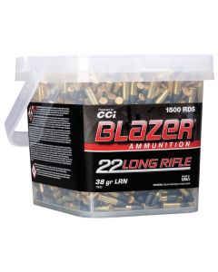 CCI 10025 Blazer Rimfire 22LR 38gr Lead Round Nose 1500/Box