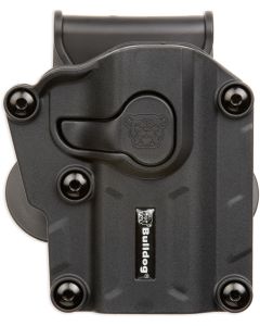 Bulldog MX001 Max Multi Fit OWB Black Polymer Paddle Fits Sig P250/P320 Fits S&amp;W M&amp;P 9/40/45 Fullsize Right Hand