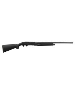 Retay USA GORBLK26 Gordion Waterfowl Inertia Plus 12 Gauge with 26" Deep Bore Drilled Barrel, 3" Chamber, 4+1 Capacity, Matte Black Anodized Metal Finish &amp; Black Synthetic Stock Right Hand (Full Size)