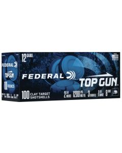 Federal TG121008 Top Gun12Gauge 2.75" 1 1/8oz 8Shot 100 Per Box/2 Case