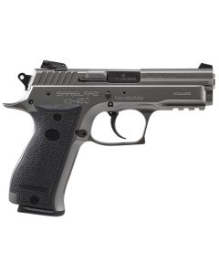 SAR USA K245CST K2Compact Frame 45 ACP 13+1 4.20" Black Steel Barrel, Black Serrated Slide, Black Steel Frame w/Beavertail &amp; Picatinny Rail, Black Polymer Grip, Right Hand