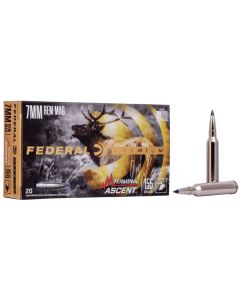 Federal P7RTA1 Premium Terminal Ascent 7mmRemMag 155gr 20 Per Box/10 Case