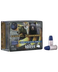 Federal P9SHC1 Premium9mmLuger+P 147gr Solid Core Synthetic Flat Nose 20 Per Box/10 Case