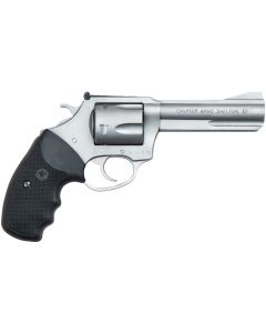 Charter Arms 73542 Mag Pug Target Large 357 Mag, 5 Shot 4.20" Matte Stainless Steel Barrel, Cylinder &amp; Frame w/Black Finger Grooved Rubber Grip