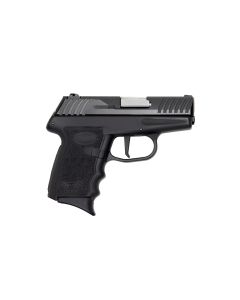 SCCY Industries DVG1CBE DVG-1Striker Fire 9mm Luger Caliber with 3.10" Barrel, 10+1 Capacity, Black Finish Frame, Serrated Black Nitride Stainless Steel Slide &amp; Finger Grooved Polymer Grip