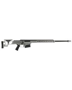 Barrett 18504 MRAD338 Lapua Mag 26" 10+1 Tungsten Gray Cerakote Tungsten Gray Fixed Adjustable Comb Stock Black Polymer Grip Right Hand