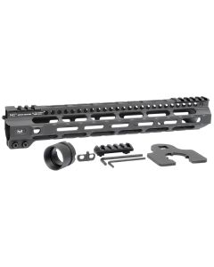 Midwest Industries MICRLW12625 Combat Lightweight AR-15 Black Hardcoat Anodized Aluminum/Polymer 12.625" Picatinny/M-LOK