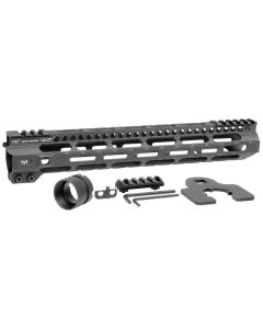 Midwest Industries MIULW12625 UltralightAR-15 Black Hardcoat Anodized Aluminum/Polymer 12.625" Picatinny/M-LOK