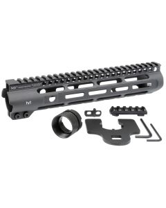 Midwest Industries MISLH105 SlimlineAR-15 Black Hardcoat Anodized Aluminum/Polymer 10.50" Picatinny/M-LOK