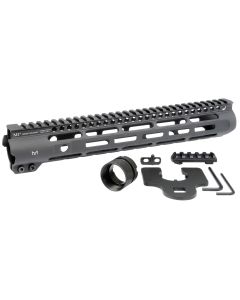 Midwest Industries MISLH12625 SlimlineAR-15 Black Hardcoat Anodized Aluminum/Polymer 12.625" Picatinny/M-LOK